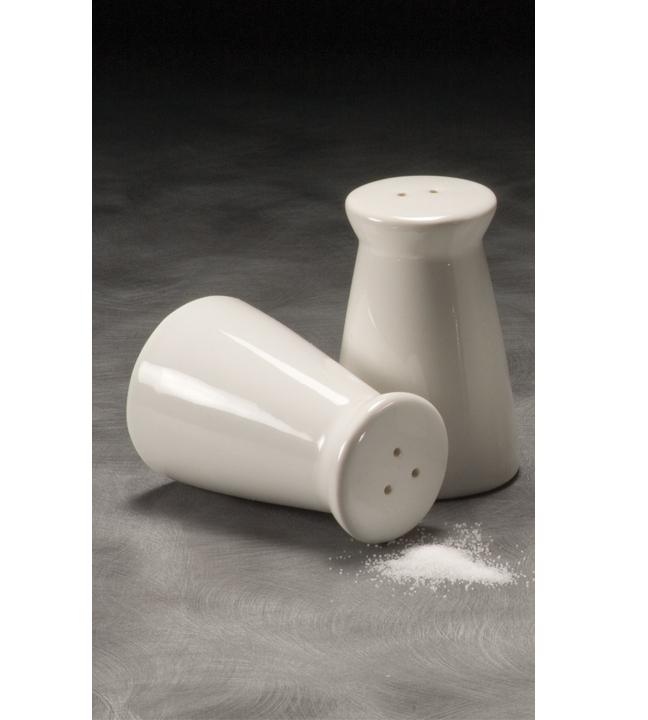 Ceramic Salt & Pepper Shaker 3"H